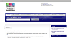 Desktop Screenshot of northamchamber.com.au